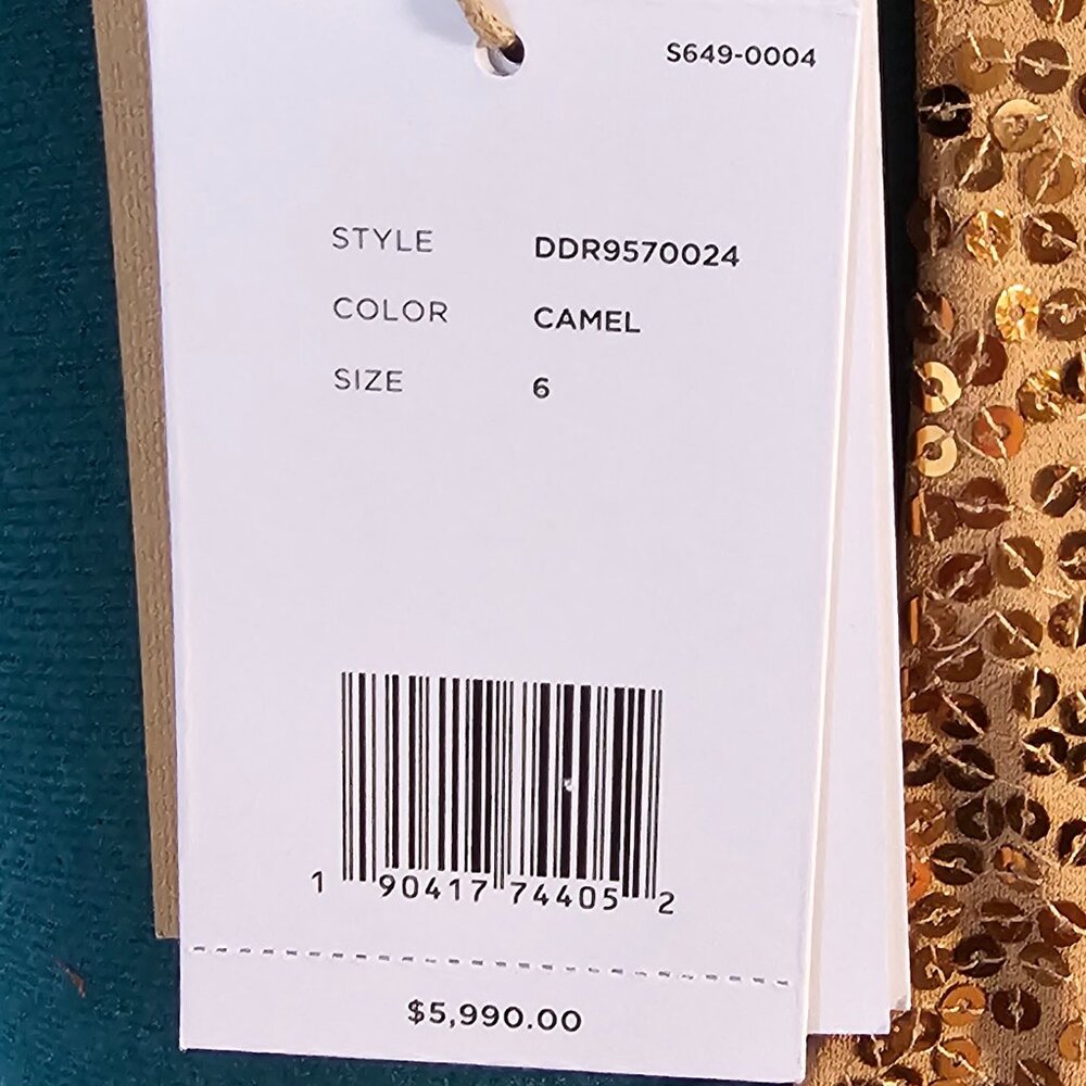 Michael Kors Collection Sequin Jumpsuit – Size 6 – NWT – Retail $5,990.00 - Picture 6 of 11